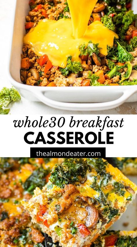 Whole 30 Breakfast Casserole, Potato And Eggs, Whole30 Breakfast Casserole, Whole30 Breakfast Recipes, Whole30 Breakfast, Healthy Breakfast Casserole, Whole 30 Breakfast, Whole 30 Diet, Sweet Potato Breakfast