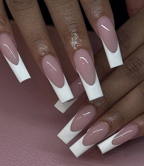 Acrylic Nail Designs Coffin, Drip Nails, French Tip Acrylic Nails, French Acrylic Nails, Glamorous Nails, Coffin Shape Nails, Exotic Nails, Long Acrylic Nails Coffin, Acrylic Nails Coffin Pink