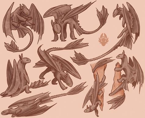 i draw dragons a lot :] on Instagram: “Night Fury pose doodles :] ———————————— #httyd #httydnightfury” Night Fury Sketch, Dragon Poses Reference, Poses Sketch, Western Dragon, Jurassic World Indominus Rex, Dragon Poses, Night Fury Dragon, Httyd Art, Cute Night Lights