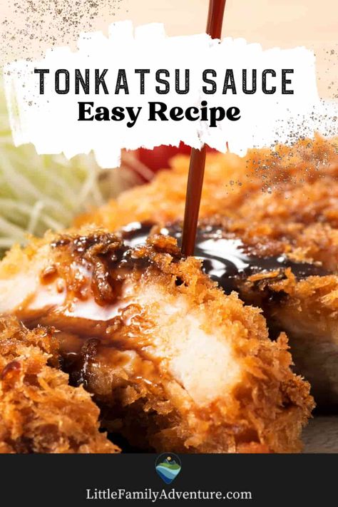 Easy Katsu Sauce Katsu Sauce Recipe Hawaiian, Katsu Noodles, Pork Katsu Recipe, Katsu Pork, Chicken Katsu Sauce, Katsu Sauce Recipe, Chicken Katsu Recipe, Japanese Katsu, Katsu Sauce