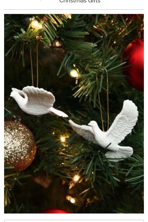 2 Turtle Doves, Nightmare Before Christmas Gifts, Dove Ornaments, Turtle Dove, Kurt Adler, Bird Feathers, Ornament Set, Friends Forever, Nightmare Before Christmas