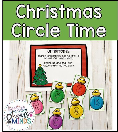 Circle Time For Preschool, Preschool Christmas Centers, Christmas Circle Time, Christmas Literacy Activities, Christmas Learning Activities, Questions Of The Day, Christmas Literacy, Christmas Learning, Preschool Christmas Activities