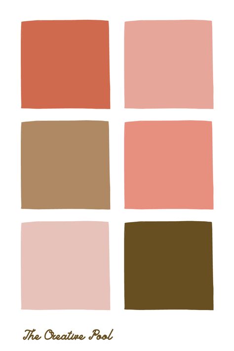 Follow for more branding color palettes and color schemes | A rose inspired pink and green color scheme perfect for your next project | #branding #brandcolors #colorinspiration #colorpalette #logo Brown And Pink Pallete Color, Emerald Green Pallete Colour Palettes, 2023 Color Trends Branding, Rose Pallete Color, Colour Palette Inspiration Pink, Pink And Brown Color Scheme, Burnt Orange Pink Color Palette, Brunch Color Scheme, What Colors Go With Pink