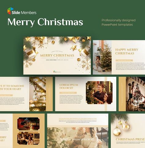 🎄Christmas Theme related PPT Templates. Get your own editable pre-designed slides. #SlideMembers #Christmas #Xmas #Card #Tree #Winter #Season #Holiday #Decorative #Snow #Celebration #December #Ornaments #SantaClaus #Infographics #Diagram #Multipurpose #Proposal #Profile #Background #Layout #Report #Cover #PPT #Portfolio #TemplateDesign #freePowerpoint #freepresentation #PowerpointTemplate #Presentation #Templates #freetemplate #Slides #GoogleSlides #PowerPoint #freePPT #PPTdownload #Keynote Christmas Presentation Powerpoint, Holiday Powerpoint Template, Christmas Presentation Ideas, Christmas Presentation Design, Christmas Layout Design, December Promo, Nba Christmas, Christmas Infographic, Christmas Powerpoint