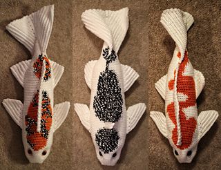 Koi Fish Crochet Pattern, Fish Crochet Pattern, Karp Koi, Fish Crochet, Crochet Fish, Fish Pattern, Crochet Goodies, Fish Patterns, Fun Crochet Projects