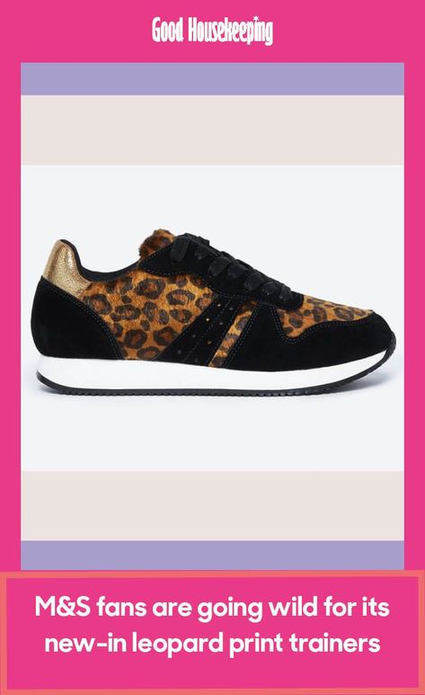 Marks & Spencer fans are loving the brand's new-in leopard print trainers - the perfect transitional shoe to buy now and wear well into the new season #leopardprint #leopardprintrainers #trainers Leopard Print Trainers, Marks And Spencer, Online Branding, Front Row, M S, New Season, Trending Shoes, Style Ideas, Perfect Pair