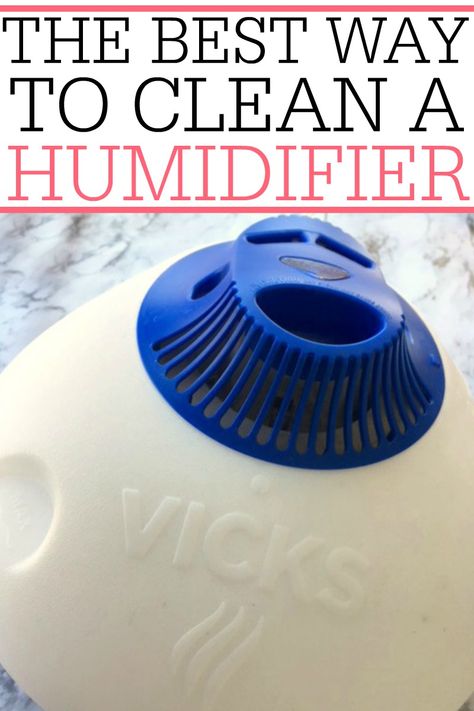 When was the last time you cleaned the humidifier? Check out these simple tips for the best way to clean humidifier. It gets rid of any bacteria and germs quickly and easily. Clean Humidifier, House Cleaning Tips And Tricks, Vicks Humidifier, How To Clean Humidifier, All Natural Cleaning Products, Easy House Cleaning, Cleaner Recipes, Diy Cleaning Hacks, Deep Cleaning Tips