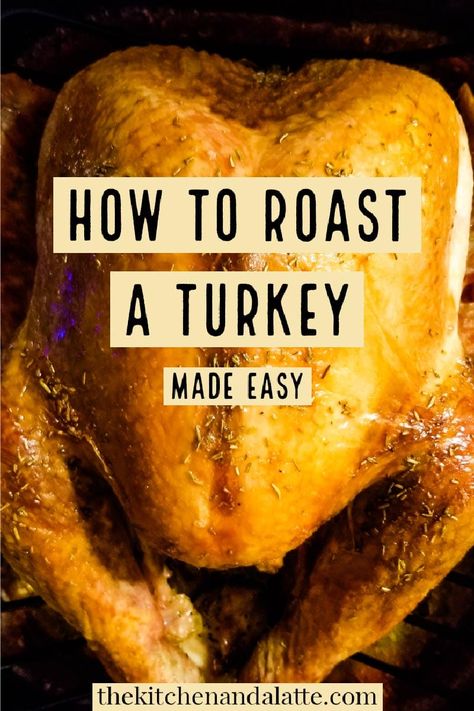 Easy way to roast a turkey with just a few common spices and some butter or oil. No marinades or brines making it easy to get onto the table for your holiday dinner! #howtoroastaturkey #Thanksgivingrecipes #turkeyrecipes #Thanksgivingdinner Spices For Roasted Turkey, Turkey In Oven, Easy Stuffing Recipe, Thawing Turkey, Butterball Turkey, Roast Turkey Recipes, Candied Sweet Potatoes, Best Pans, Whole Turkey