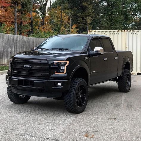 F-150 Addicts on Instagram: “Check out F15Addicts.com for blacked out Ford emblem Overlays & Morimoto Fog Lights #frontendfriday 🔥 - Driver: @red3rum” Black F150, Ford Emblem, Best Pickup Truck, 2020 Ford Explorer, Carros Bmw, Ford Trucks F150, Leder Outfits, Ford Pickup Trucks, Ford Pickup