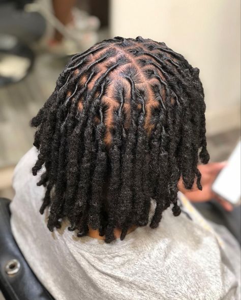 Mens Locs Hairstyles Short, Locs No Middle Part, Short Locs Men, Starter Locs Styles Men, Styling Dreads, Retwist Locs Style Men, Short Loc Styles For Men, Locs Hairstyles Men, Starter Locs Men