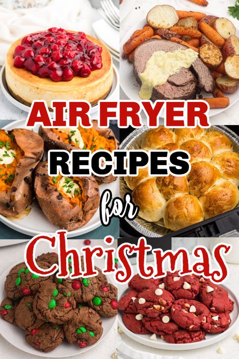 55+ Air Fryer Recipes for Christmas - Air Frying Foodie Air Fryer Christmas, Recipes For The Holidays, Easy Air Fryer Recipes, Recipes For Christmas, Air Fryer Oven Recipes, Airfryer Recipes, Delicious Brownies, Easy Air Fryer, Air Fryer Recipes Easy