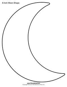 Moon Template, Moon Stencil, Felt Moon, Vinyl Projects Silhouette, Free Stencils Printables, Moon Silhouette, Shape Templates, Stencils Printables, Ramadan Crafts