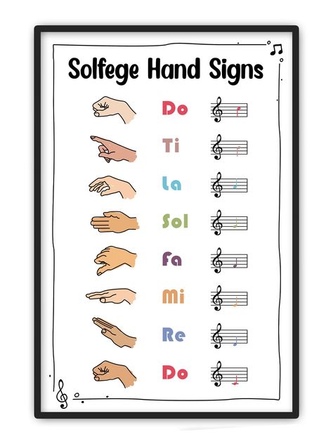 PRICES MAY VARY. ✅ Welcome back to school with Soflege Hand Signs Poster! Music Notes Value Wall Art Print will make your learning place more colorful and creative. Except for decorating, the Teevoke Music Poster gives useful music theory. It's basic knowledge for students not only to start music classroom, but also to have a chance to review. ✅ GLOSS LAMINATED: Gloss lamination produces a shiny, glass-like appearance that enhances the color and vibrancy of the ink on a page. Guaranteed to incre Band Classroom Decor, Boomwhacker Songs, Teaching Music Notes, Basic Music Notes, Kindergarten Music Class, Music Classroom Posters, Music Classroom Organization, Solfege Hand Signs, Teaching Music Theory