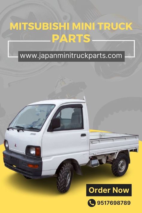 Mitsubishi Minicab, Mitsubishi Truck, Truck Lettering, Mini Truck, Construction Ideas, Mini Trucks, Aftermarket Parts, Driving Experience, Truck Parts