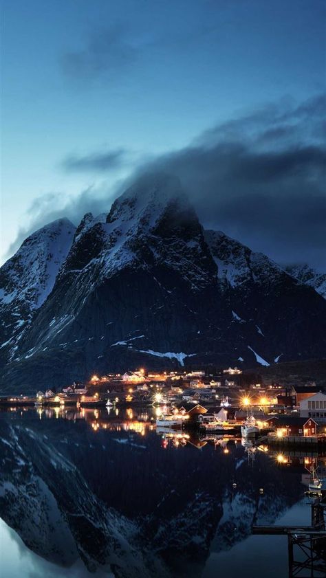 Norway Lofoten Mountains Evening Coast 5K HD #lofoten #100mostbeautifulplacestovisit #Norway Norway Wallpaper Iphone, Norway Wallpaper, Austria Mountains, Norway Lofoten, Norway Travel, Mountain Sunset, House On The Rock, Famous Landmarks, Lofoten