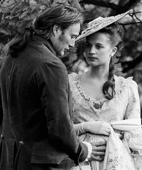 Mads Mikkelsen & Alicia Vikander (in A Royal Affair) Hannibal Quotes, Hannibal Anthony Hopkins, Robert Hardy, Hannibal Tv Series, A Royal Affair, Alicia Vikander, Emma Thompson, Gary Oldman, Mads Mikkelsen