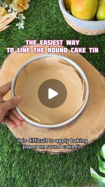 2.7M views · 75K likes | @nehadeepakshah on Instagram: "The easiest way to line the cake tin !! Learnt the coolest hack after watching this super viral video from @eatcakebemerry Thank you for the fab one  So one thing I learnt was for this the baking paper has to be straight & not rolled up, It won’t work perfectly. It failed for me twice but then worked like a charm  Do not make firm creases. we want it to be gentle else it doesn’t sit flat.   Try it out & let me know what you think.   #Hacks #KitchenHacks #BakingHack #Baking #CakeHack" How To Keep Cake Moist After Baking, Baking Chart, Cake Hacks, Cake Tray, Big Cakes, Doll Cake, Paper Cake, Be Gentle, Sweetie Pie