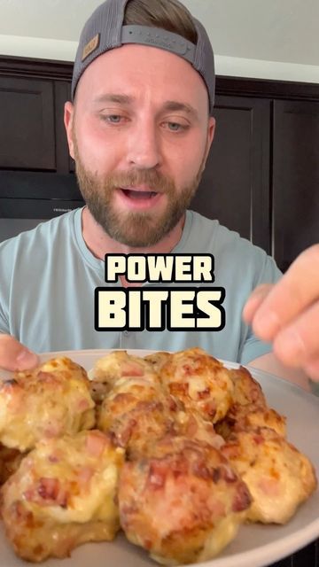 Kyle Smith on Instagram: "POWER BALLS, BEST NAME GETS AN EBOOK ✅ 96/4 chicken 16oz. Sage Garlic powder Salt and pepper (everything seasoning) 75g reduced fat mozzarella 1 egg 4oz. Diced ham Air fry for 20 mins at 400 degrees or until internal temp is 165 or higher #lowcalorie #lowcalorierecipes #weightloss #caloriedeficit #instafood #highprotein #weightlossjourney #lowcaloriemeals #healthyeating #quickrecipe #gymfood" Kyle Smith Recipes, Kyle Smith, Everything Seasoning, Power Balls, Gym Food, Air Fry, 1 Egg, Healthy Meal Prep, Low Calorie Recipes