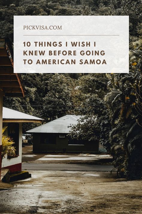 Samoa Aesthetic, American Samoa, I Wish I Knew, Samoa, World Traveler, Things To Know, Do You Need, How Can, Travel Blog