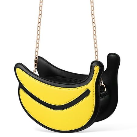 Description Looking for a stylish and practical way to carry your essentials? Look no further than the Banana Shoulder Bag! With its cute banana shape and comfortable shoulder strap, you'll love carrying this bag wherever you go. And with its zippered design, you can rest assured that your items will stay safe. Features -Color:Yellow -Material:PU -Size:24.00X16.00X8.00cm/9.43X6.29X3.14in - Banana wallet: This unique wallet features a funny and eye-catching banana shape that's sure to turn heads Cute Shoulder Bag, Cute Banana, Banana Bag, Unique Wallets, Novelty Bags, Purse Crossbody, Phone Purse, Bag Cute, Bag Women