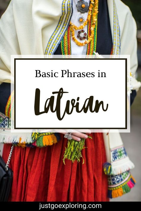 Prepare for your trip to Latvia with key Latvian phrases. Perfect for navigating Riga's streets and connecting with locals. Language Tips, Travel Phrases, Words And Phrases, Simple Words, Learning Languages, Learning Spanish, Language Learning, Travel Insurance, Latvia