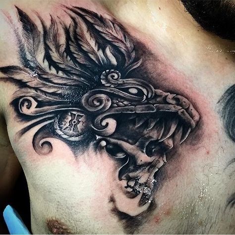 Pin de Omar Robledo en Tattoo ideas 1 | Diseños de tatuajes azteca, Tatuajes de guerreros aztecas, Tatuajes mayas Aztec Warrior Tattoo, Aztec Tattoos Sleeve, Azteca Tattoo, Mayan Tattoos, Aztec Tattoos, Dragon Tattoos For Men, Mexican Tattoo, Mexican Art Tattoos, Aztec Tattoo Designs