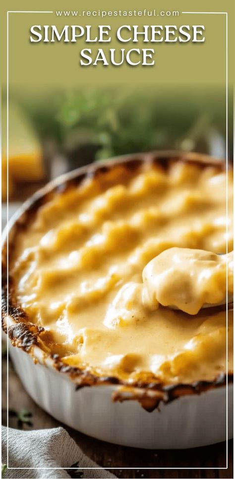 This creamy and spicy cheese sauce is perfect for adding a cheesy kick to any dish! Made with American cheese and sharp cheddar, and a hint of jalapeño for heat, it’s versatile enough for fries, nachos, veggies, or anything else that needs a cheesy boost. Perfect for family dinners, parties, and more! #CheeseSauce #EasyRecipes #ComfortFood #JalapenoCheese #NachoCheese #SpicyCheeseSauce #FriesTopping Cheese Sauce With American Cheese, Spicy Cheese Sauce, Simple Cheese Sauce, Fries Nachos, Creamy Jalapeno, Sauces Recipes, Jalapeno Cheese, Spicy Cheese, Nacho Cheese Sauce