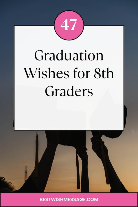 🎓 To all the remarkable 8th graders, you've conquered middle school! 🌟 Discover our uplifting graduation wishes to celebrate your achievements and inspire your future endeavors. #GraduationWishes #8thGradeGraduates #NewBeginnings #FutureSuccess 🎓 Quotes For 8th Grade Graduation, 8th Grade Yearbook Quotes From Parents, 8th Grade Yearbook Ads From Parents, Middle School Graduation Quotes, 8th Grade Quotes, 8th Grade Graduation Quotes, Graduation Messages From Parents, Yearbook Messages From Parents, Graduation Wishes For Daughter