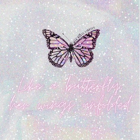 Like a butterfly, her wings unfolded Her Wings Unfolded, Like A Butterfly, A Butterfly, Empowering Quotes, Enamel Pins, Quotes