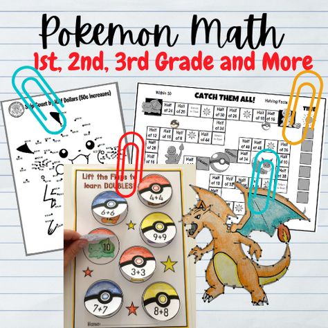 Pokemon Reading Activities, Pokemon Learning Activities, Pokemon Math Activities, Pokemon Math Worksheets, Pokemon School Activities, Pokemon Homeschool, Pokémon Activities, Pokemon Worksheets, Pokemon Math