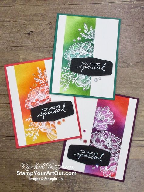 Stampin Up 2020 2021, Stamping Up Cards, Card Making Techniques, Card Tutorials, Card Layout, Floral Cards, Stamping Up, Flower Cards, Stamped Cards