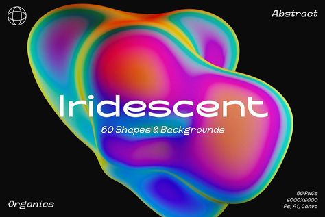 Iridescent Gradient Shapes by Harbor Bickmore on Behance Futuristic Branding, 3d Gradient, Trippy Retro, Gradient Shapes, Evil Eye Nails, Retro Future, Eye Nails, Event Poster Design, Key Visual