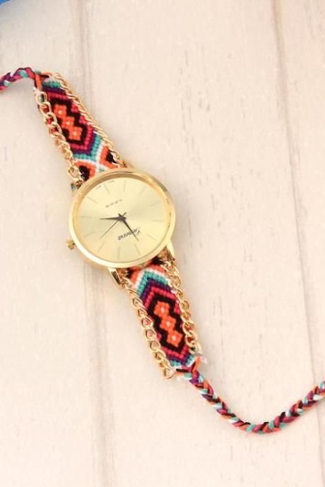 Festival hippie band unisex casual watch Hippie Jewelry Diy, Idea Embroidery, Hippie Bands, Watch Ad, Hippie Vibes, Unisex Watches, Hippie Jewelry, Casual Watches, Boho Women