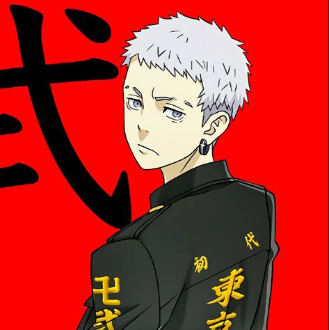 Anime Guy With Buzzcut, Buzzcut Anime Guy, Toman Tokyo Revenge, Anime Buzzcut, Toman Tokyo Revengers, Tokyo Revengers Takashi, Tokyo Revengers Toman, Takashi Tokyo Revengers, Tokyo Revengers Mitsuya