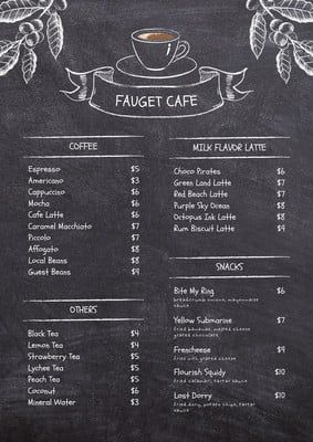 Bar Clip Art, Coffee Menu Template, Drink Menu Template, Papan Menu, Lychee Tea, Green Tea Cookies, Menu Cafe, Bean Snacks, Grey Minimalist