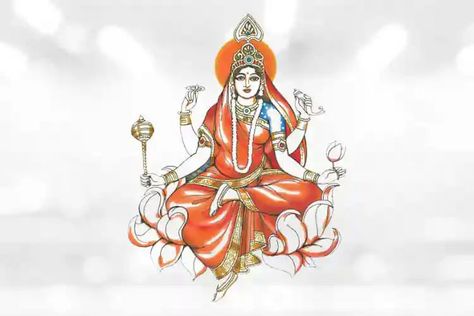 The ninth day of Navratri is dedicated to Maa Siddhidatri worship. Know the significance of the 9th day and how to worship Maa Siddidhatri. Skanda Mata, Maa Siddhidatri, Hindu Calendar, Four Arms, Indian Festival, Maa Durga, Supernatural Power, Durga Puja, Durga Maa