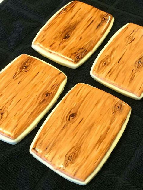 Abby Miller: wood grain cookies Wood Grain Cookies, Shabby Chic Cookies, Number Cookies, Cookie Techniques, Royal Cookies, Cookie Decorating Icing, Cookies Royal Icing, Farm Cookies, Wood Cookies