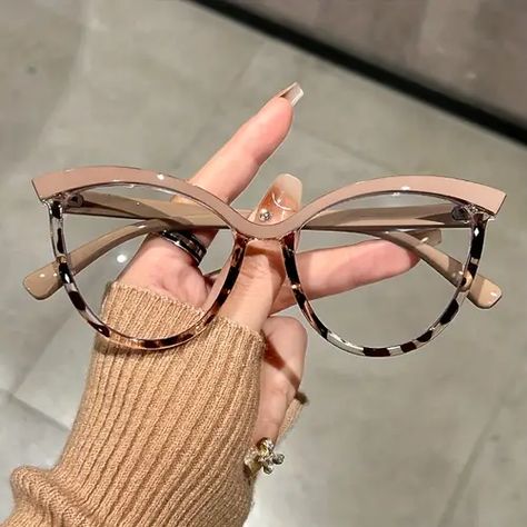 Temu | Explore the Latest Clothing, Beauty, Home, Jewelry & More Glasses For Round Faces, Cute Glasses Frames, Glasses Frames Trendy, Cat Eye Colors, Funky Glasses, Womens Glasses Frames, Tortoise Glasses, Glasses Fashion Women, Cat Eye Glasses Frames