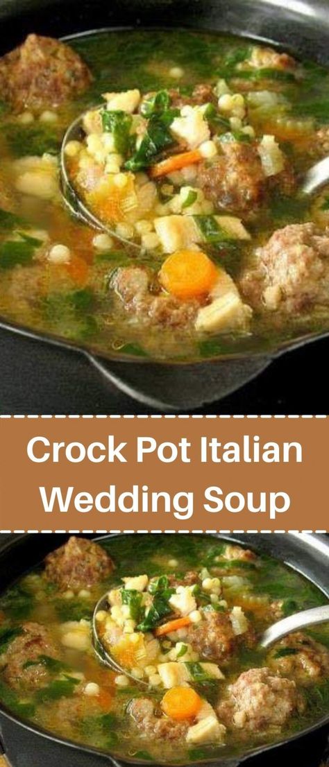 DIRECTIONS Crock Pot Wedding Soup, Slow Cooker Italian Wedding Soup Recipe, Crockpot Italian Wedding Soup Crock Pot, Easy Italian Wedding Soup Crock Pot, Wedding Day Soup, Crock Pot Italian Wedding Soup, Crockpot Italian Wedding Soup Easy, Slow Cooker Wedding Soup, Homemade Italian Wedding Soup Recipe