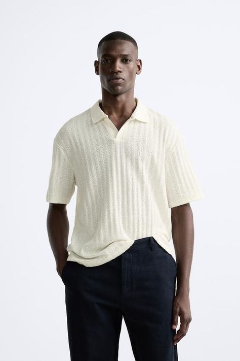 Men´s Polo Shirts | Explore our New Arrivals | ZARA United Kingdom Zara Men Outfits, Zara Men, Classy Outfits Men, Classy Fits, Zara Outfit, Cargo Shirts, Printed Polo Shirts, Blazer Vest, Zara Man