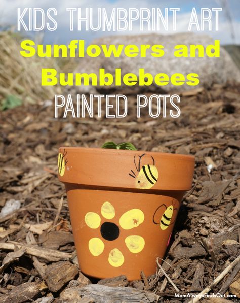 Thumbprint Flower Pot, Preschool Flower Pot Crafts, Diy Mothers Day Gifts For Grandma Flower Pot, Finger Paint Flower Pot, Footprint Flower Pot, Finger Print Flower Pot, Bee Thumbprint Craft, Painted Mother’s Day Flower Pot, Flower Pot Painting Ideas For Kids