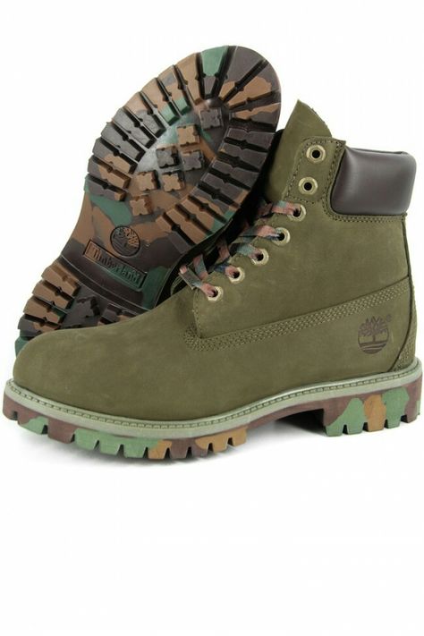 TIMBERLANDS TIMBERLAND BOOTS ARMY GREEN https://www.culturekings.com.au/timberland-boots-army-green-camo.html Green Timberland Boots Outfit, Timberland Wallpaper, Green Timberland Boots, Womens Timberland Boots, Shoes With Shorts, Timberland Chukka, Timberland Boots Outfit Mens, Timberland Boots Mens, Timberland Boots Outfit