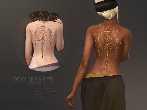 sugar owl's Goddess Eye tattoo Sims 4 Tattoos, Sims Packs, The Sims 4 Packs, Sims 4 Cc Skin, Sims 4 Body Mods, Sims 4 Cc Folder, Sims 4 Characters, Sims 4 Toddler, Sims4 Clothes