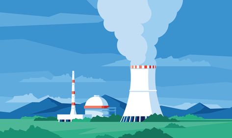 ROSATOM. Atomic energy. Video tells about the advantages of nuclear power plants.Ролик сделан в сотрудничестве со студией "ИНФОГРАФИКА"infographicsmag.ru/vimeo.com/infographicsmagbe.net/magazineinfographicsMy role: animation Nuclear Energy Illustration, Nuclear Power Plant Illustration, Power Plant Drawing, Reg Mombassa, Industrial Illustration, Nuclear Engineering, Nuclear Technology, Atomic Energy, Nuclear Power Station