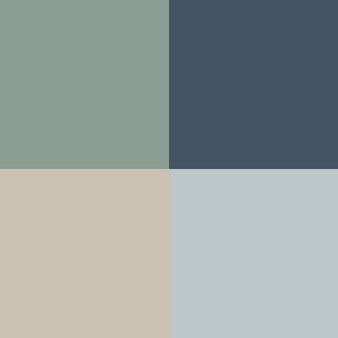 Blue Green And Taupe Living Room, Seafoam Green And Navy Bedroom, Muted Blues And Greens, Navy And Green Color Scheme, Moss Green And Light Blue, Sage Green And Navy Kitchen, Moss Green And Blue Living Room, Greens That Go With Navy Blue, Sage Green And Dusty Blue Home Decor