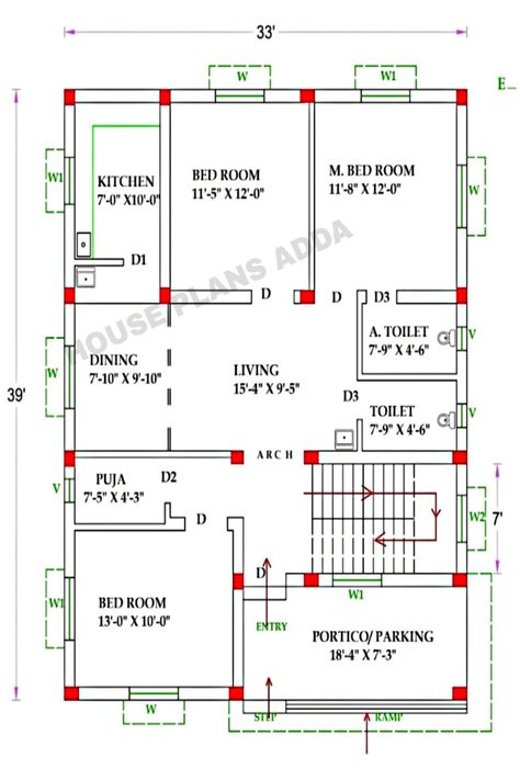 House Naksha 3d, North Facing House Plan Vastu 30x40, 30x60 House Plans North Facing, 3 Bhk House Plan Indian Vastu, North Facing House Plans Vastu 2bhk, North Facing 3bhk House Plan, 3bhk House Plan India Vastu East Facing, 25×50 House Plan North Facing, 40x60 House Plan North Facing