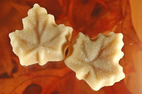 Maple Leaf Candy is a classic, authentic candy made with just two ingredients! It doesn't get much simpler--or sweeter--than this. Maple Candy Recipe, Saturday Baking, Maple Syrup Candy, Maple Tapping, Maple Sugar Candy, Ic Diet, Maple Recipes, Maple Syrup Recipes, Maple Candy