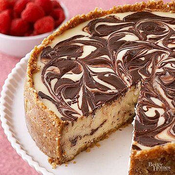 Marble Cheesecake, Chocolate Swirl Cheesecake, Recipes Cheesecake, Kek Coklat, Swirl Cheesecake, Chocolate Cheesecake Recipes, Best Thanksgiving Recipes, Cheesecake Dessert, Cheesecake Chocolate