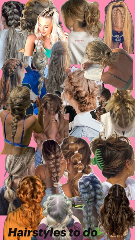 Amusement Park Hairstyles, Park Hairstyles, Amusement Park Hair, Preppy Hairstyles, Styling Clothes, Aesthetic Hairstyles, Hairstyle Examples, Goals Life, Easy Hairstyles For Thick Hair