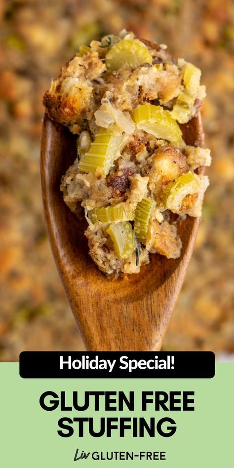 Gluten Free Stuffing In Crockpot, Gluten Free Stuffing With Sausage, Homemade Gluten Free Stuffing, Best Gluten Free Stuffing, Dairy And Gluten Free Thanksgiving, Fall Dinner Gluten Free, Gluten Free Recipes For A Crowd, Gf Stuffing Thanksgiving, Gluten And Dairy Free Thanksgiving